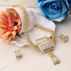 Dubai Gold Jewelry Sets Nigerian Wedding African Beads Crystal