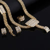 Dubai Gold Jewelry Sets Nigerian Wedding African Beads Crystal
