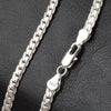 DOTEFFIL 925 Sterling Silver 6mm Full Sideways Necklace