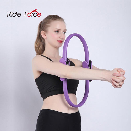 Yoga Pilates Ring Dual Grip Yoga Wheel Circle