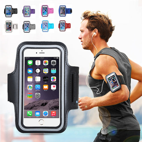 Men Women Running Phone Bags Waterproof Touch Screen armbands