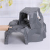 Plastic Grey Double Tunnel Wooden Train Track
