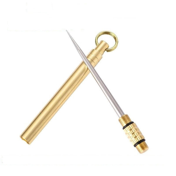 Titanium Outdoor Edc Portable Multifunctional Toothpick Bottle