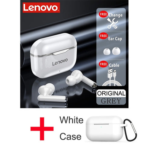 NEW Lenovo LP1 TWS bluetooth Earbuds IPX4 Waterproof Sport Headset Noise Cancelling HIFI Bass Headphone with Mic Type-C Charging