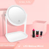 LED Lights Touch Screen Makeup Mirror