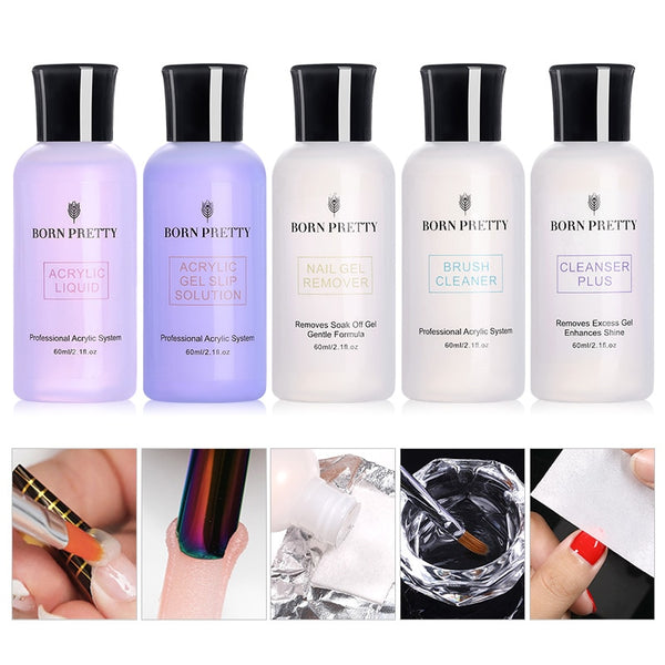 BORN PRETTY 60ml Gel Nail Polish Remover Acrylic varnish Gel