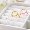 Minimalist Circle Rings Fashion Jewelry Adjustable Stainless Steel