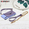 Wallet Phone Bag Case with Neck Strap