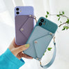 Wallet Phone Bag Case with Neck Strap