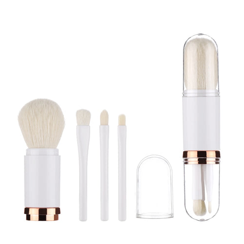 FLD Travel Portable Makeup Brushes Set Mini Eye Brush Powder Blush Brushes Tools Kit