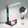 LAOPAO QI Wireless Charging LED Desk Lamp 10W With Calendar Temperature Alarm Clock Eye