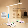 LAOPAO QI Wireless Charging LED Desk Lamp 10W With Calendar Temperature Alarm Clock Eye