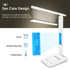 LAOPAO QI Wireless Charging LED Desk Lamp 10W With Calendar Temperature Alarm Clock Eye