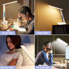 LAOPAO QI Wireless Charging LED Desk Lamp 10W With Calendar Temperature Alarm Clock Eye