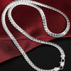 DOTEFFIL 925 Sterling Silver 6mm Full Sideways Necklace