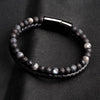 Natural Stone Bracelets Genuine Leather Braided Bracelet