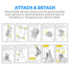 Removable rotating sports phone wristband running wrist bag