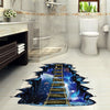 NEW Large 3d Cosmic Space Wall Sticker