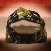 Vintage Gothic Black Tree Branch Ring