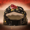 Vintage Gothic Black Tree Branch Ring