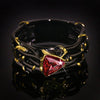 Vintage Gothic Black Tree Branch Ring