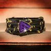 Vintage Gothic Black Tree Branch Ring