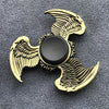 Bronze Poker Finger Spinner Thor Hammer Alloy Metal Hand Tri Spinner