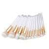 FLD 10/12 Pieces  Professional Makeup Brushes Synthetic Hair Makeup Tool Set