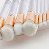 FLD 10/12 Pieces  Professional Makeup Brushes Synthetic Hair Makeup Tool Set