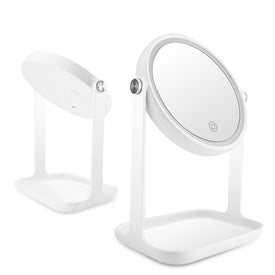 LED Lights Touch Screen Makeup Mirror