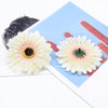 2/5/10 Pieces 10cm silk Gerbera scrapbooking wedding home decoration