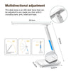 LAOPAO QI Wireless Charging LED Desk Lamp 10W With Calendar Temperature Alarm Clock Eye