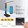 LAOPAO QI Wireless Charging LED Desk Lamp 10W With Calendar Temperature Alarm Clock Eye