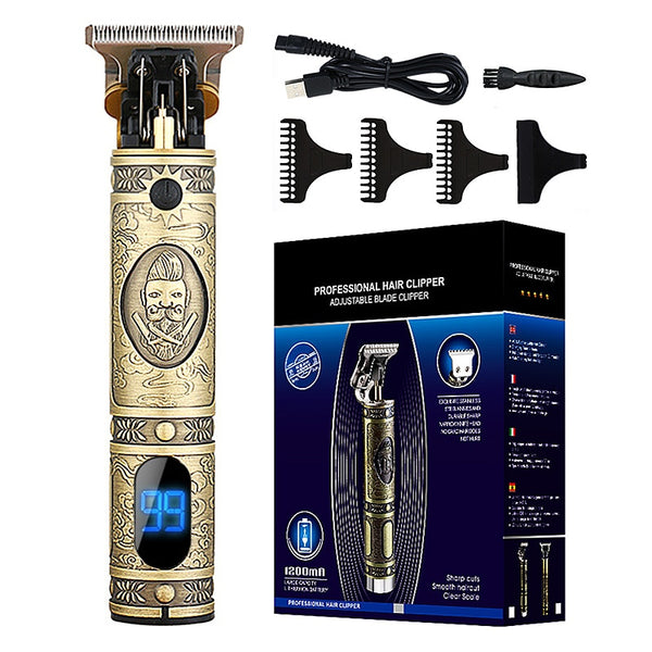 Electric Hair Clipper Cordless Rechargeable Shaver