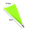 8PCS/bag Silicone Icing Piping Cream Pastry Bag + 6 Stainless Steel Cake Nozzle
