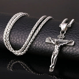 Religious Jesus Cross Necklace for Men Fashion  and sweet Cross Pendent