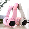 LED Cat Ear Noise Cancelling Headphones Bluetooth