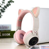 LED Cat Ear Noise Cancelling Headphones Bluetooth