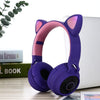 LED Cat Ear Noise Cancelling Headphones Bluetooth