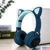 LED Cat Ear Noise Cancelling Headphones Bluetooth