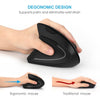 Ergonomic Vertical Wireless Mouse