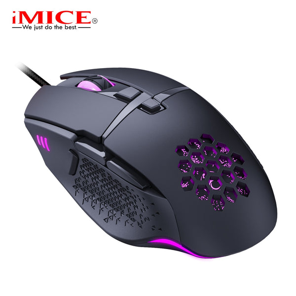 Wired LED Gaming Mouse 7200 DPI Computer Mouse Gamer