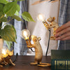 Nordic Resin Animal Rat Mouse Table Lamp Small Mini Mouse Cute LED Night