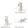 Nordic Resin Animal Rat Mouse Table Lamp Small Mini Mouse Cute LED Night