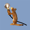Nordic Resin Animal Rat Mouse Table Lamp Small Mini Mouse Cute LED Night