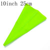 8PCS/bag Silicone Icing Piping Cream Pastry Bag + 6 Stainless Steel Cake Nozzle