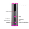 Automatic Hair Curler USB Rechargeable Auto Curling Iron