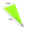 8PCS/bag Silicone Icing Piping Cream Pastry Bag + 6 Stainless Steel Cake Nozzle