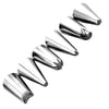 8PCS/bag Silicone Icing Piping Cream Pastry Bag + 6 Stainless Steel Cake Nozzle