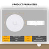 LED Motion Sensor Night Light USB Rechargeable Bedroom Wall